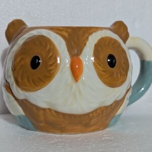 Earthenware Owl Mug